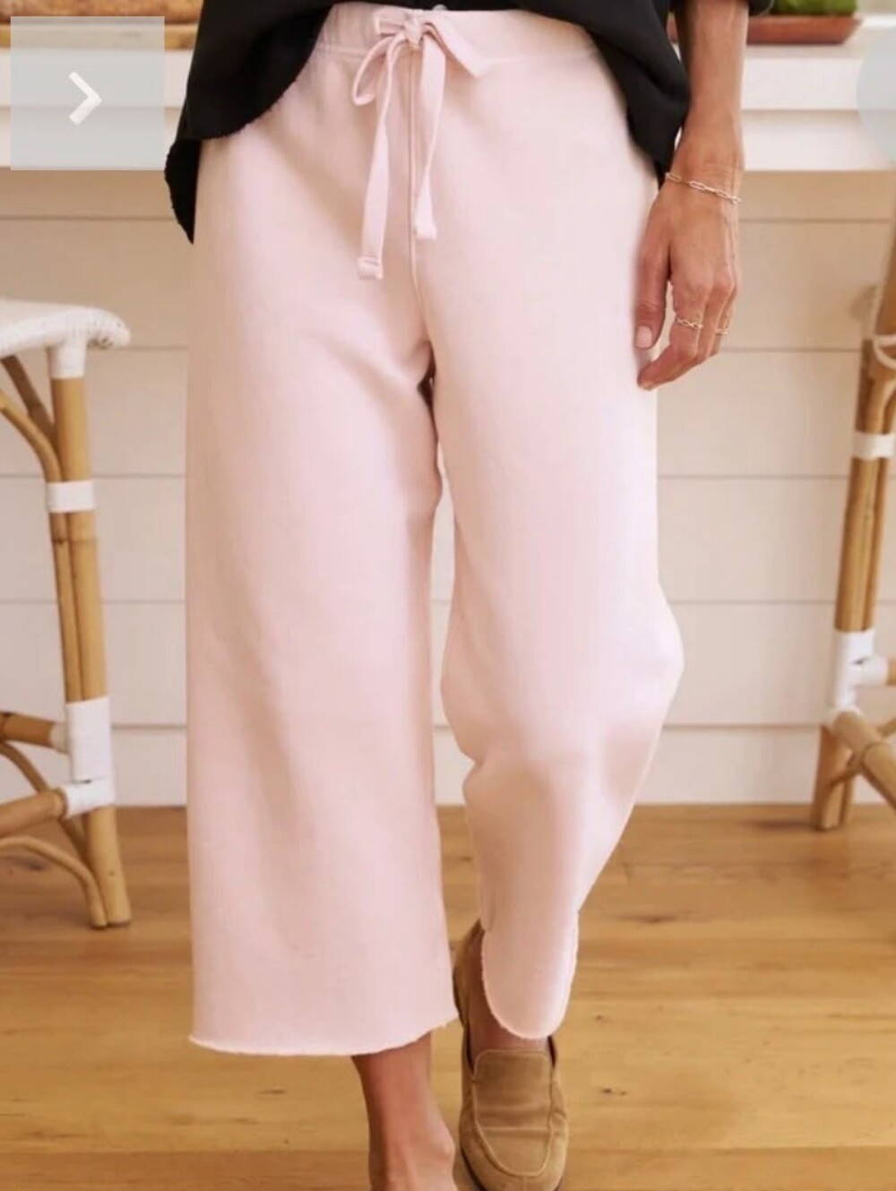 NWOT Frank & Eileen Catherine Soft Light Pink Fleece Sweatpants
